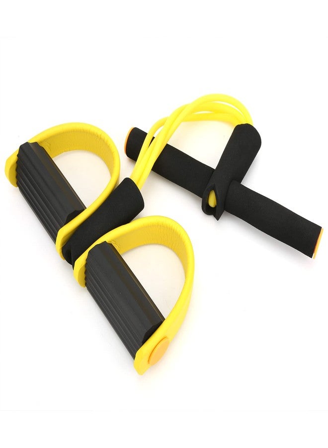 Topyond Multifunctional Tension Rope, Resistance Band with Foot Pedal, 2 Tubes Elastic Yoga Pedal Puller Resistance Band for for Abdomen/Waist/Arm/Leg Stretching Slimming Training - Image 4