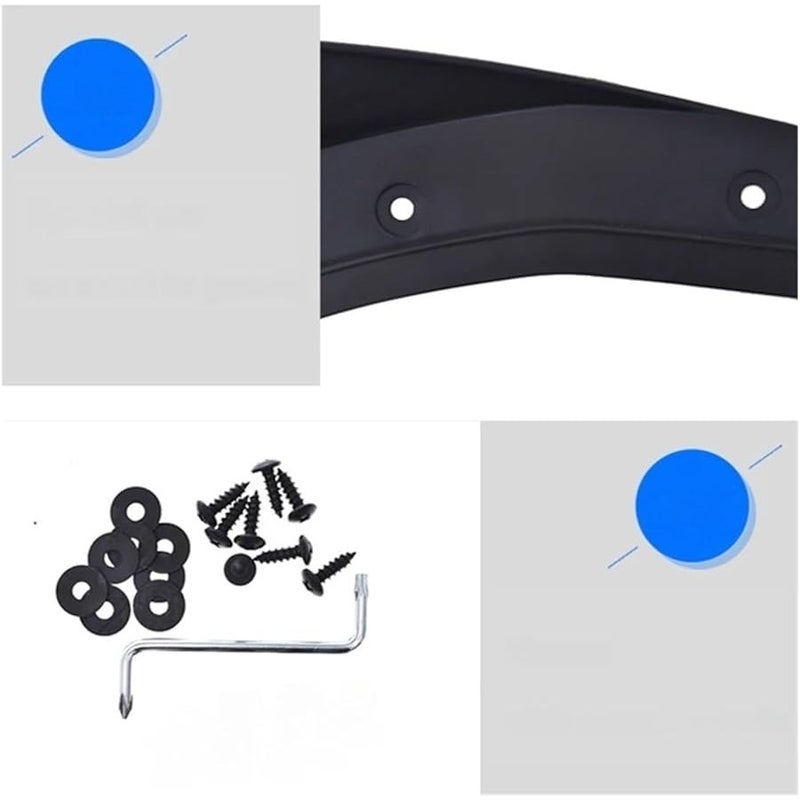TRD Mud Flaps Front Rear Set 4PCS For Toyota Hilux Revo 2016 2023 - Image 5