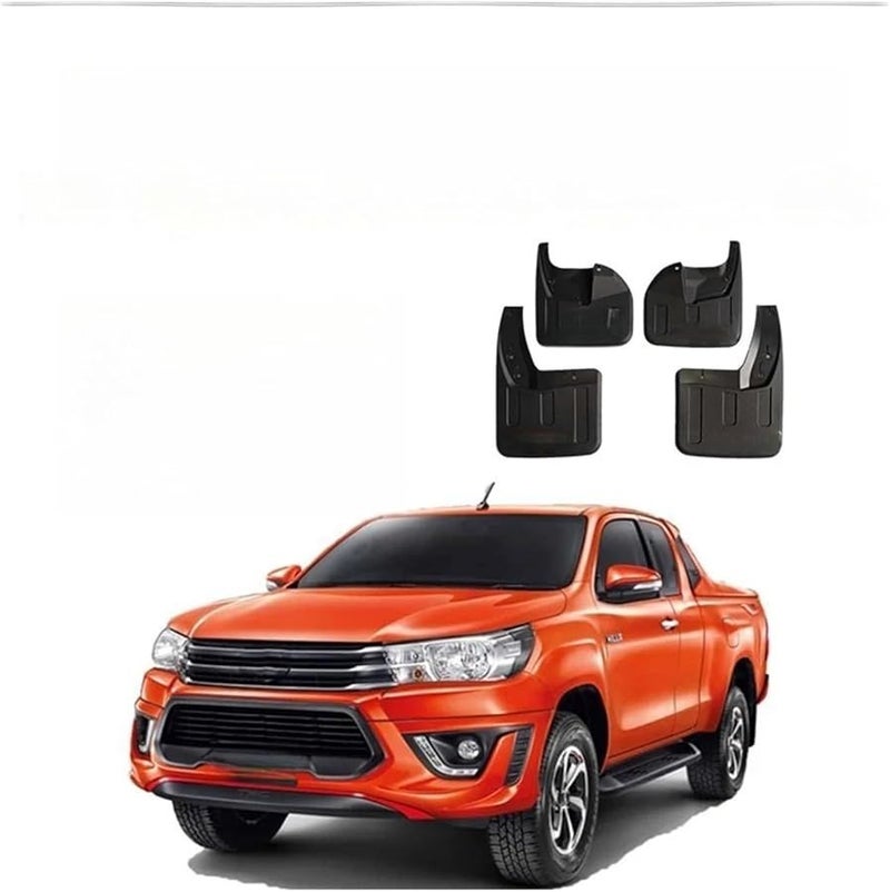 TRD Mud Flaps Front Rear Set 4PCS For Toyota Hilux Revo 2016 2023 - Image 2
