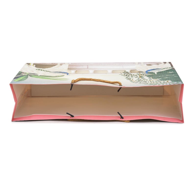 PPJ ® - WEDDING MAHAL PEACOCK PINK (30 Pcs.) PAPER CARRY BAG, 17 Inch X 13 Inch X 4 Inch - DIWALI/WEDDING/FUNCTION/BIRTHDAY/RETURN GIFTS/CHRISTMAS/GIFT BAGS/GIFT COVERS - Image 5