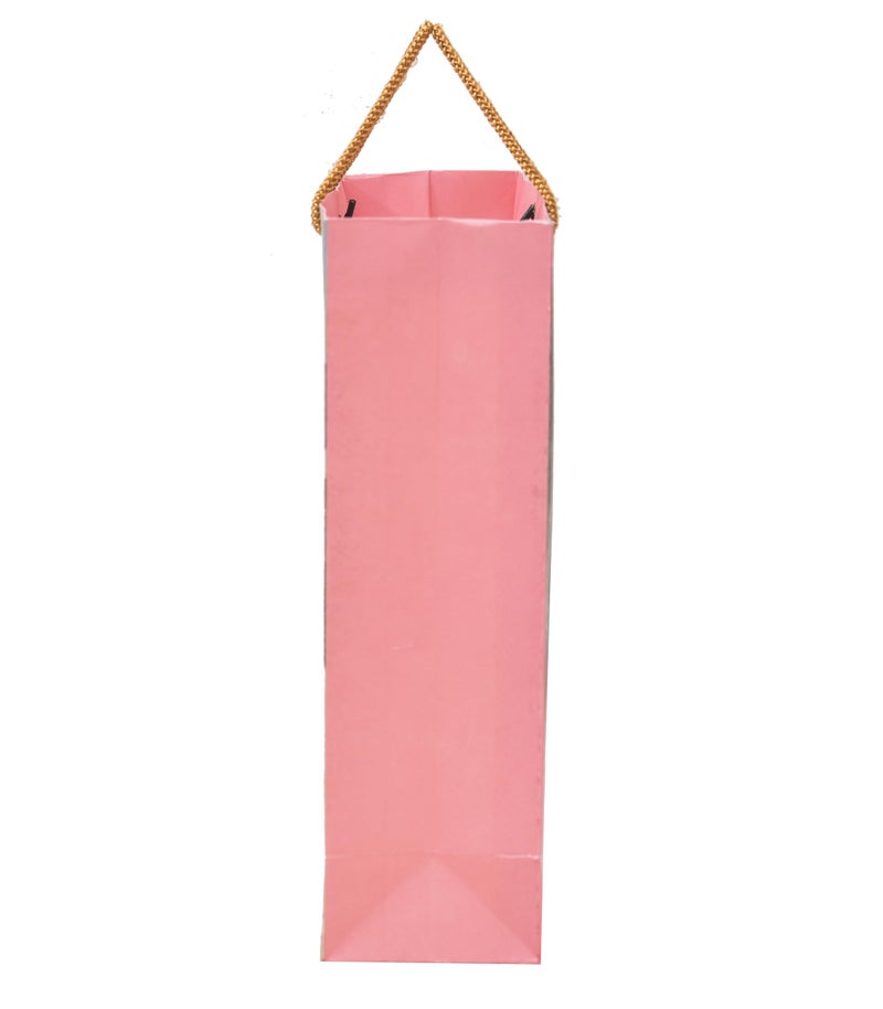 PPJ ® - WEDDING MAHAL PEACOCK PINK (30 Pcs.) PAPER CARRY BAG, 17 Inch X 13 Inch X 4 Inch - DIWALI/WEDDING/FUNCTION/BIRTHDAY/RETURN GIFTS/CHRISTMAS/GIFT BAGS/GIFT COVERS - Image 3