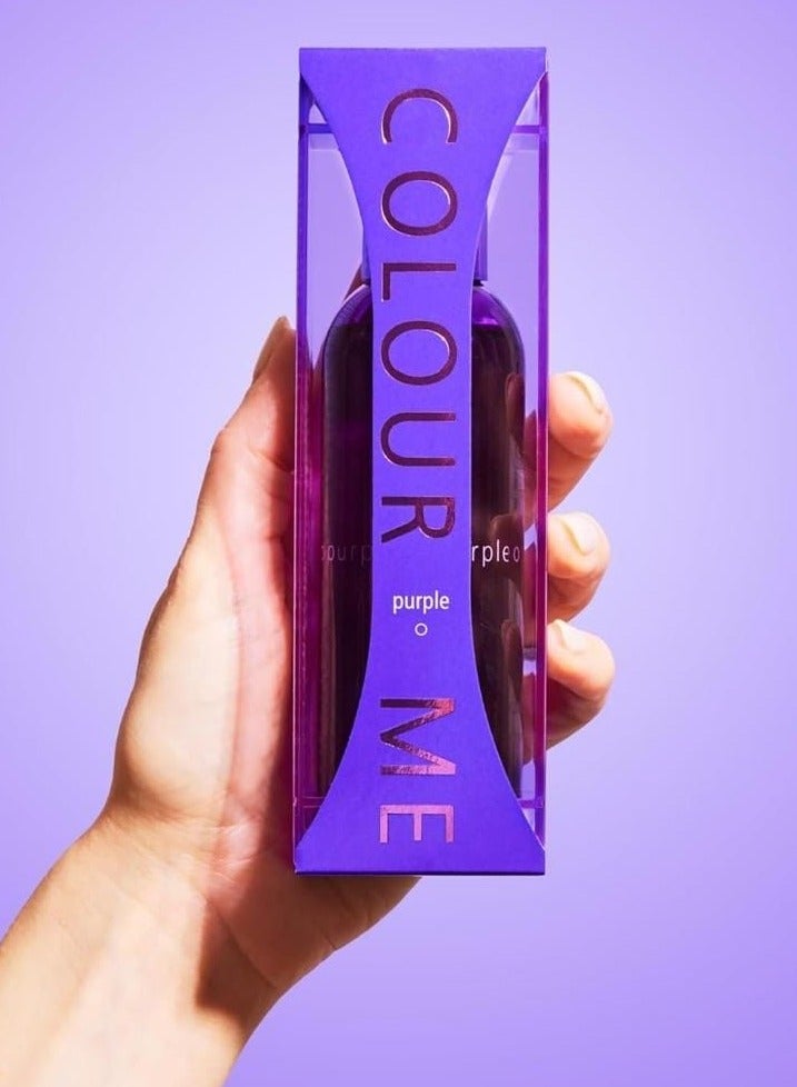 كولور مي عطر بخاخ للجسم كولور مي بيربل للنساء من ميلتون لويد 100 مل - Image 3