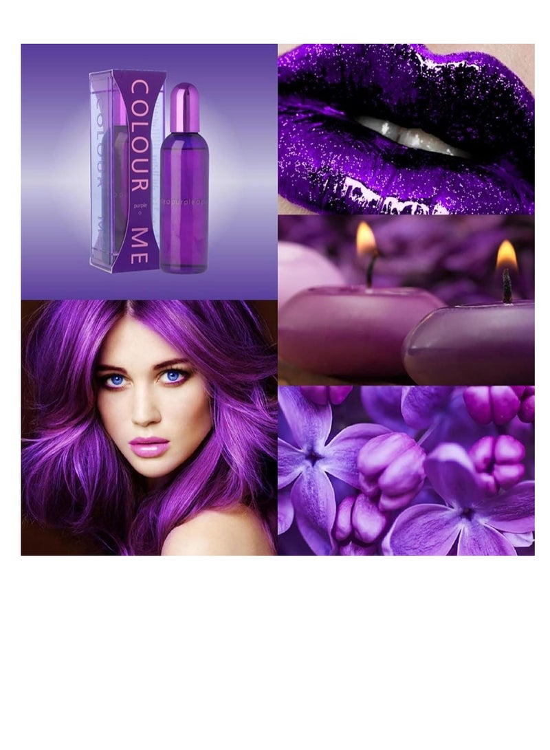 كولور مي عطر بخاخ للجسم كولور مي بيربل للنساء من ميلتون لويد 100 مل - Image 4