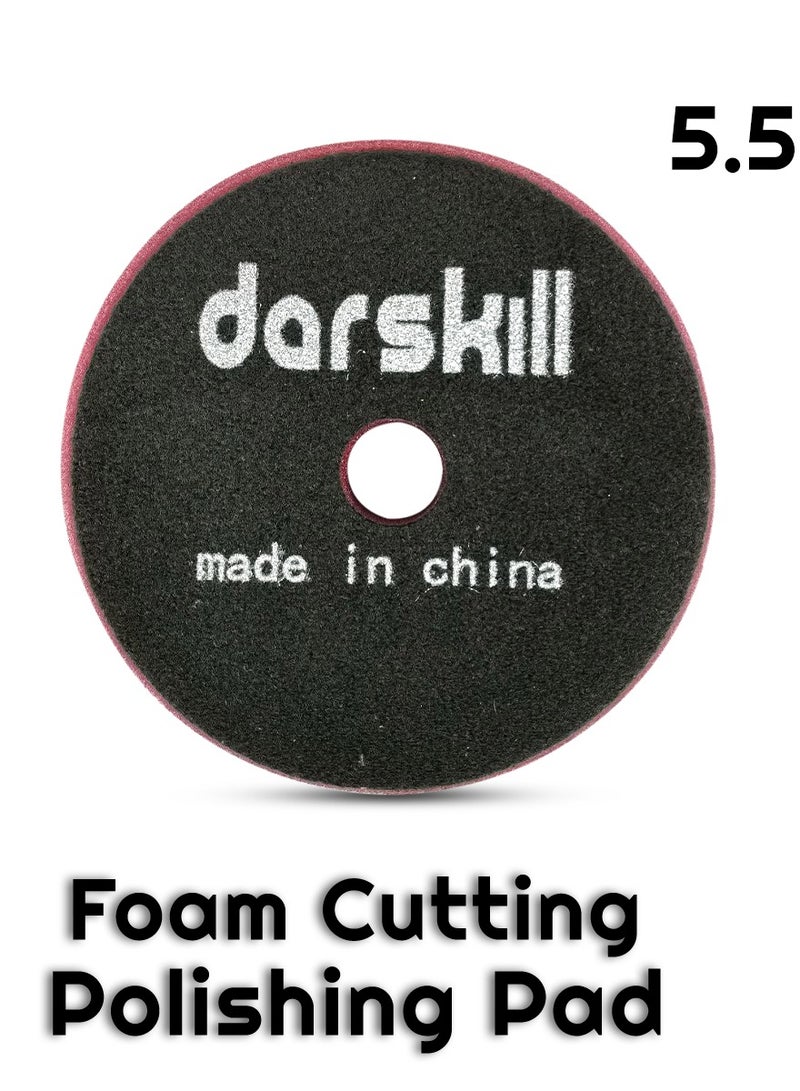 Generic Smooth Finish Expert 5.5" Dual Action Foam Gutting Pad Polishing Sponge Pad DARSKILL W8207  - Image 1