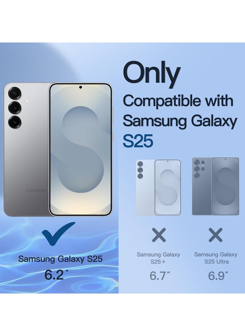 BORTONY Samsung Galaxy S25 Case Cover Silicone Soft Gel Rubber Case with 2-Pack Screen Protector 9H Hardness HD Clear Glass for Samsung Galaxy S25 6.2-inch - Image 4