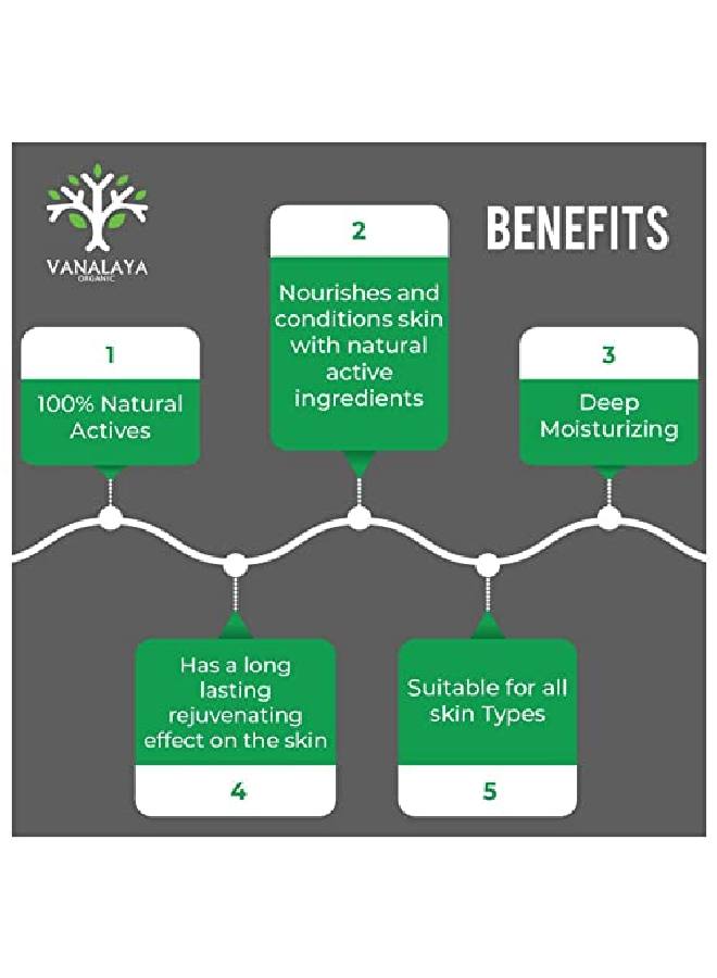 VANALAYA Aloe Vera Moisturizing Lotion with shea butter Vitamin E and coconut oil Paraben Free Sulphate free Mineral oil free for Face and Body 300ml - Image 5