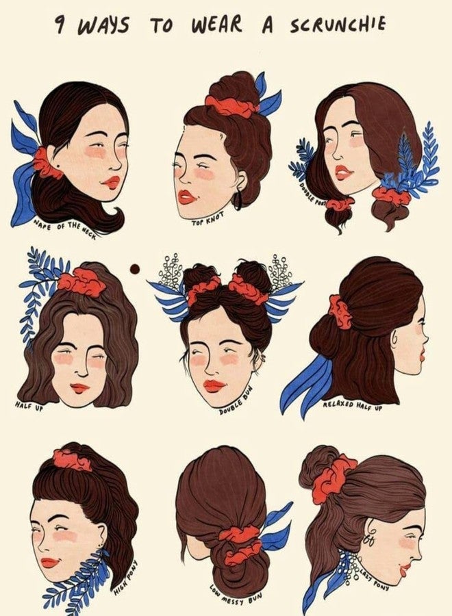 IBDA ربطات شعر حريرية من إيبدا بلمعان طبيعي، ألوان وردية، حامل ذيل حصان، مصنوعة يدوياً بربطة شعر مزينة بكرة، إكسسوارات عصابة رأس مطاطية/مرنة (مقاس قابل للتعديل) عبوة من 4 قطع. - Image 5