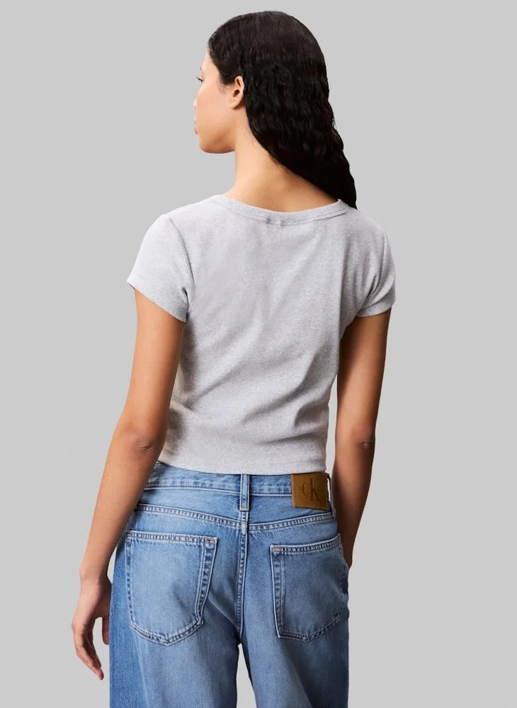 كالفن كلاين جينز Logo Crew Neck T-shirt