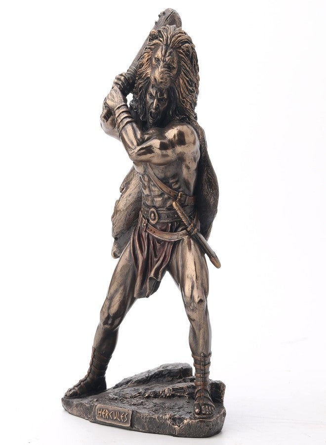 Veronese Design 10 Inch The Triumph of Hercules Polystone Statue Bronze Finish - Image 1