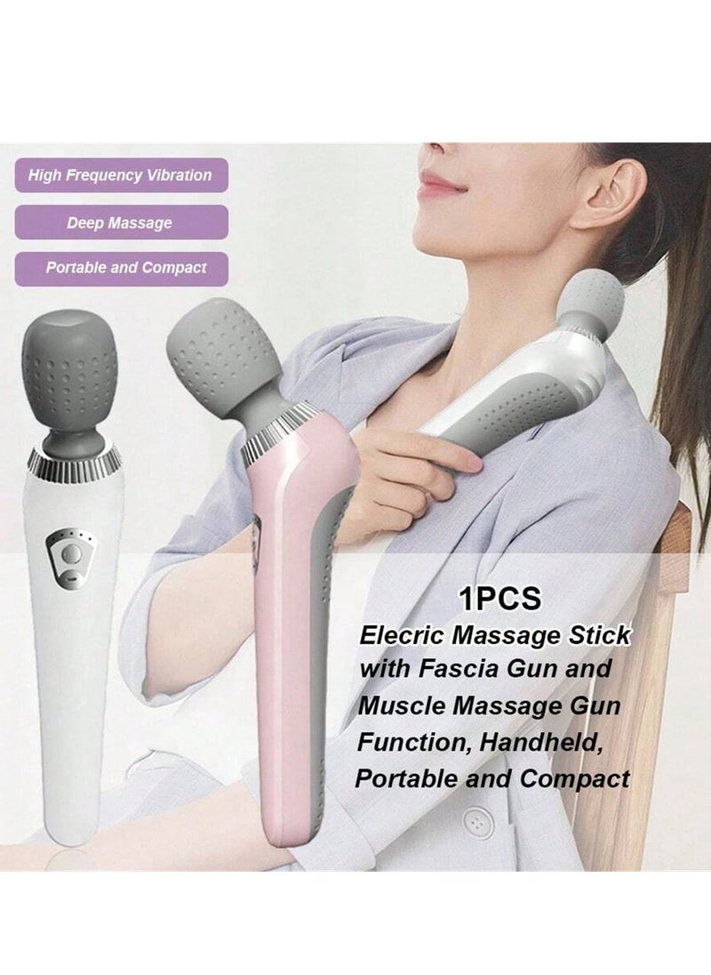 Generic Rechargeable Full Body Massager – Powerful Handheld Vibrating Wand for Muscle Relaxation in the Body, Back, Neck, Legs, and Waist  - Image 1