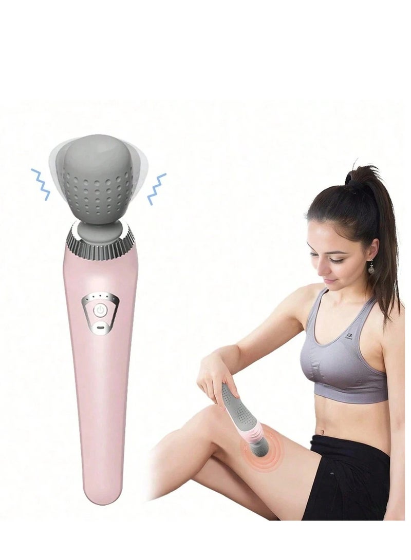 جهاز تدليك كامل الجسم قابل لإعادة الشحن - عصا اهتزازية قوية محمولة باليد لاسترخاء العضلات للجسم والظهر والرقبة والساقين والخصر - Image 1