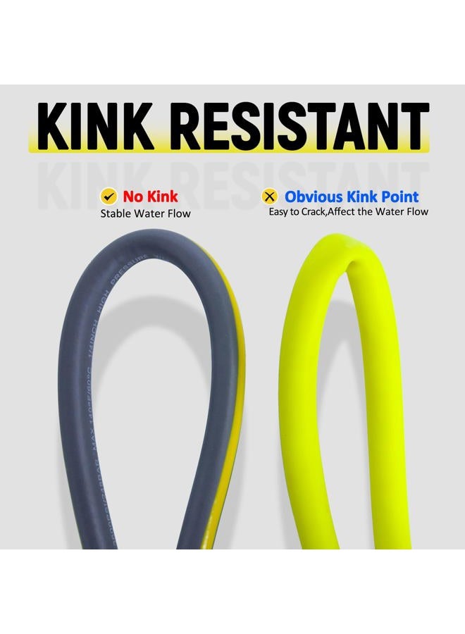 TUTULUCK Flexible Pressure Washer Hose 50FT, 1/4'' Kink Resistant 3600 PSI Power Washer Hose Replacement for Gas and Electric Pressure Washers - Image 2