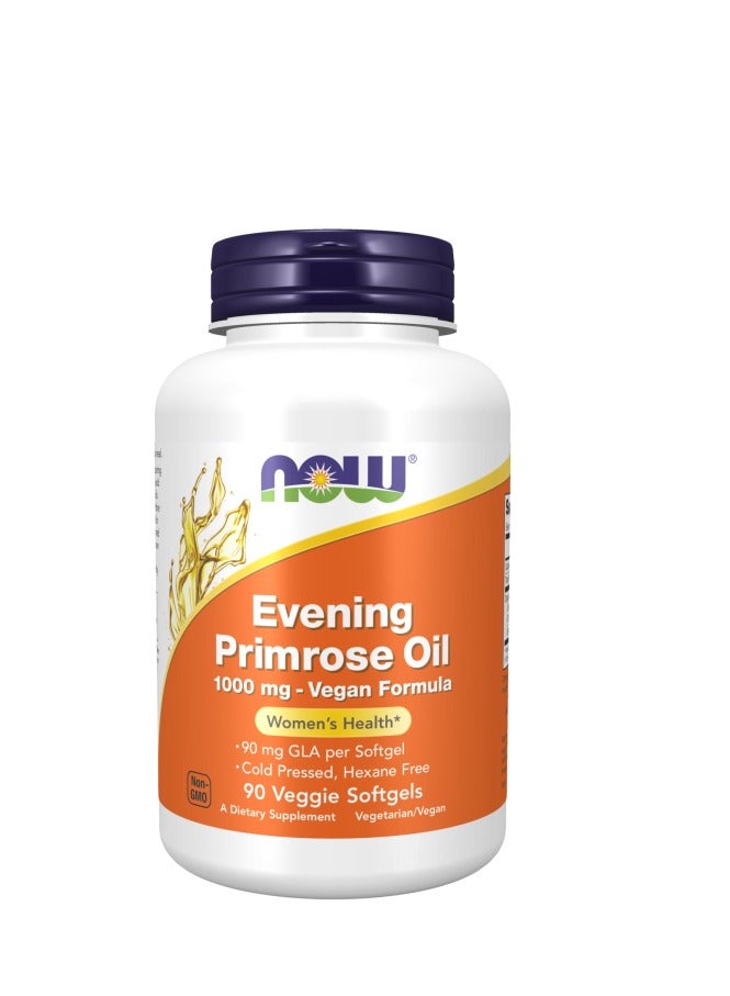 now Foods Evening Primrose Oil 1000 mg - vegen formula 90 Softgels