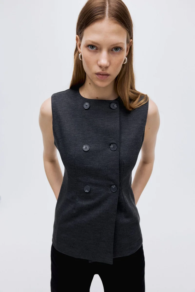 H&M Double-breasted waistcoat