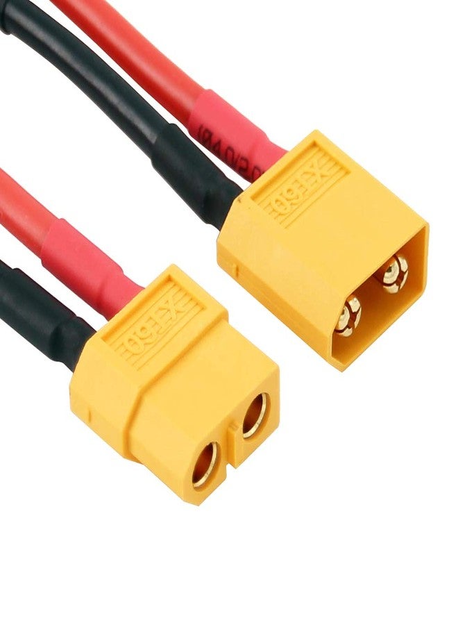 OliRC 4pcs XT60 XT-60 to T-Plug Style Male Female Connector Adapter with 14awg 5cm Wire(C18-4) - Image 4