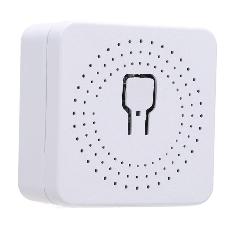 خيارات لكل سوق مفتاح إضاءة ذكي WiFi، 16 أمبير، وظيفة مؤقت، تحكم عن بعد، تحكم صوتي، جهد AC100-240V، تركيب سهل، 4.1x4.1x2 سم سطح سهل المسح توصيل للمناطق الصحراوية يمكن الربط كمجموعة - Image 1