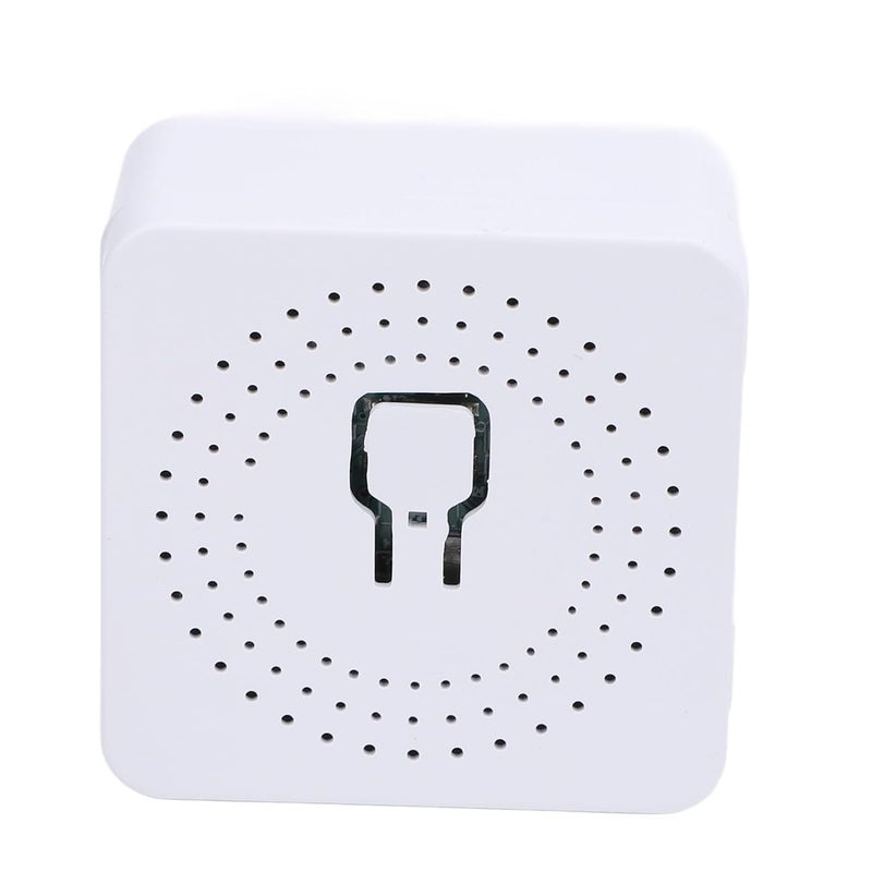 خيارات لكل سوق مفتاح إضاءة ذكي WiFi، 16 أمبير، وظيفة مؤقت، تحكم عن بعد، تحكم صوتي، جهد AC100-240V، تركيب سهل، 4.1x4.1x2 سم سطح سهل المسح توصيل للمناطق الصحراوية يمكن الربط كمجموعة - Image 2