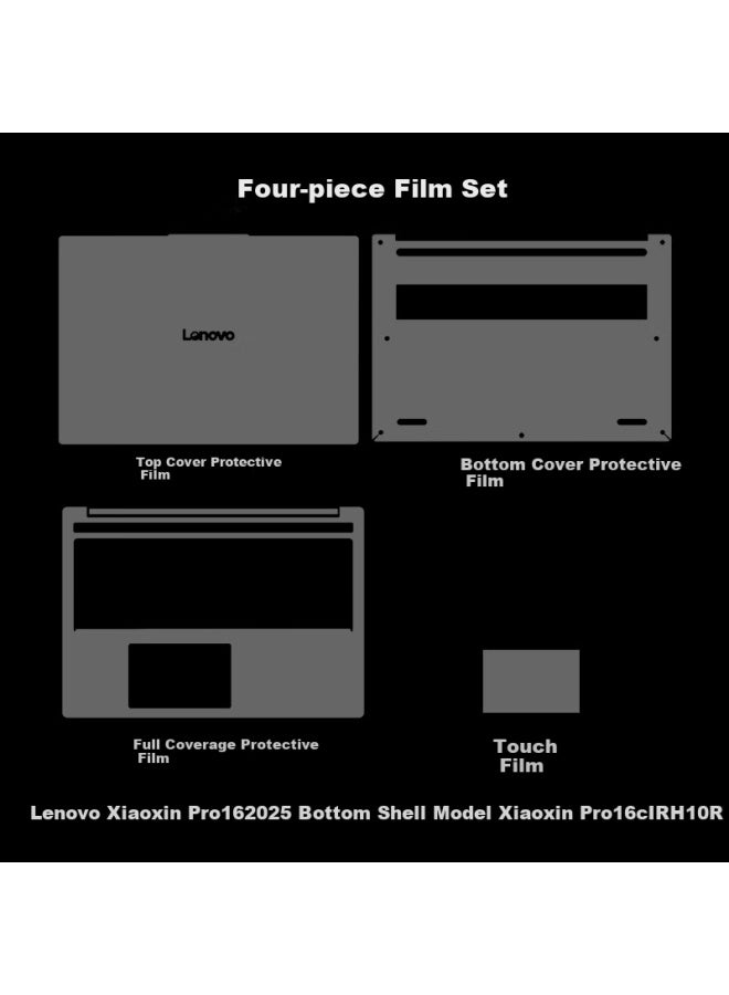 Jiasu Compatible With Lenovo Xiaoxin Pro16 Model Case Film , 16-inch Laptop Frosted Case Protective Sticker, Body Film - Image 1