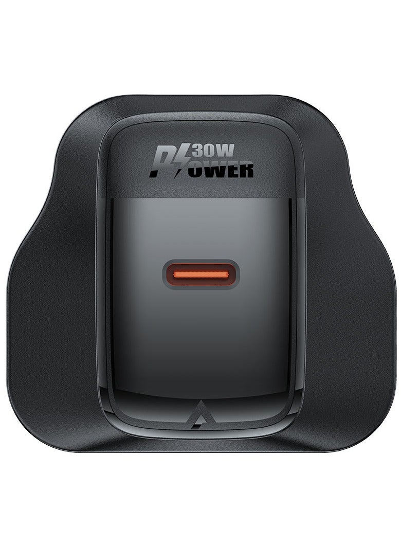أسيفاست شاحن حائط سريع الشحن A103 PD30W GaN (1xUSB-C) المملكة المتحدة - Image 5