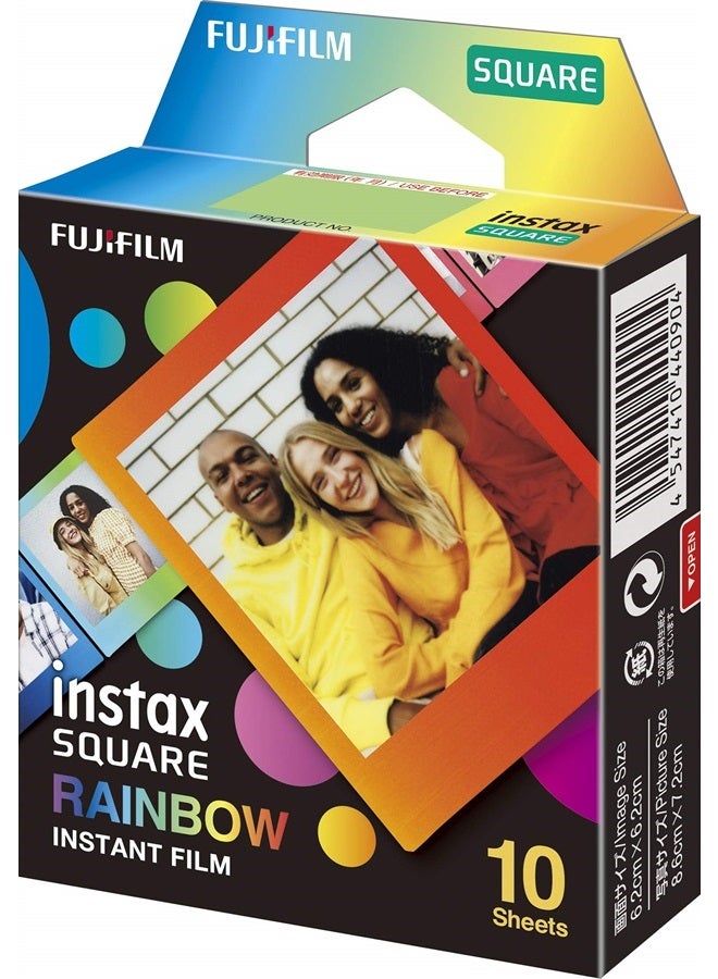 Instax Fujifilm Instax Square Rainbow Film - 10 Exposures (16671320) - Image 3