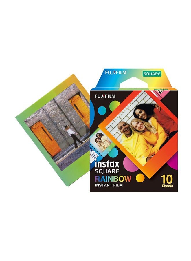 Instax Fujifilm Instax Square Rainbow Film - 10 Exposures (16671320) - Image 1