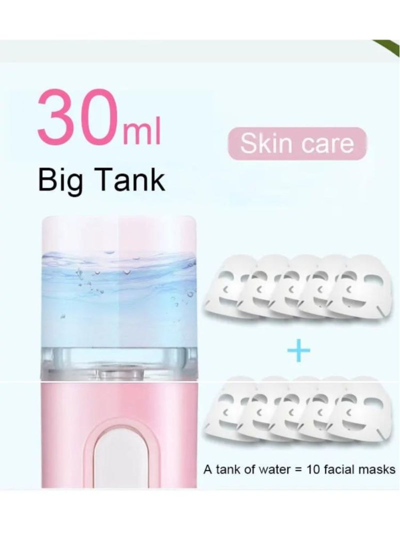 Prime Portable Rechargeable Handheld Face Nano Mist Spray hair and facial steamer ion water mist spray - Image 3