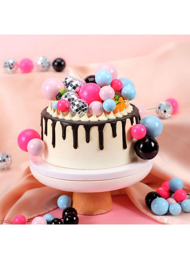 Tondiamo 108 قطعة كرات تزيين الكعك إدخال كب كيك كرات فوم للخبز الزفاف الذكرى السنوية عيد الميلاد (ألوان أنيقة، أحجام متعددة) - Image 2
