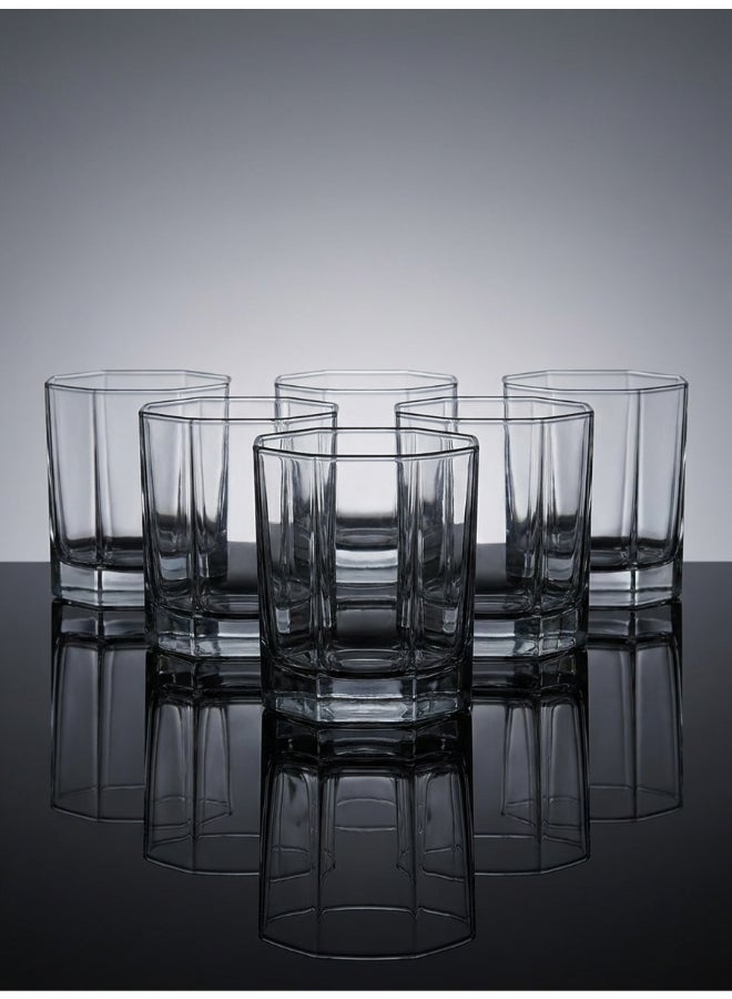 Luminarc Octime 6 Piece Tumbler 300ml Drinking Set For Juice, Water, Soft Drinks, Hard Drink, Hot Beverages - Image 5