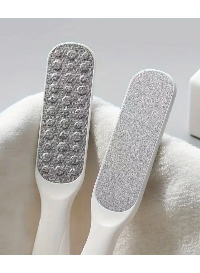 Ucanbe 2PCS Stainless Steel Foot File - Dual-Sided Callus Remover & Dead Skin Exfoliator for Smooth Feet  - Image 1