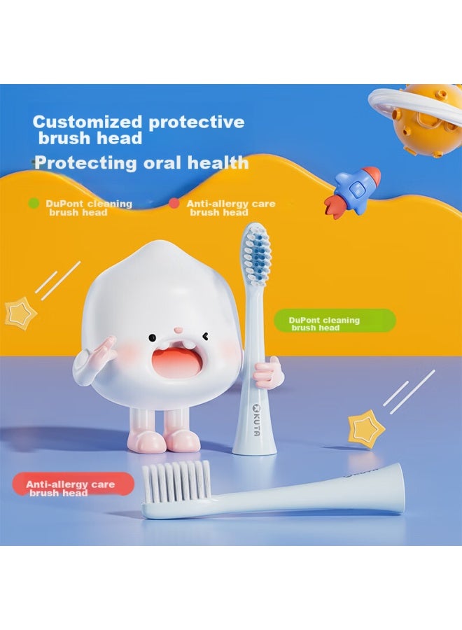 Kuta Children's Electric Toothbrush For Boys And Girls Aged 6-9 Lucky Star Blue Sonic Electric Toothbrush - Image 1