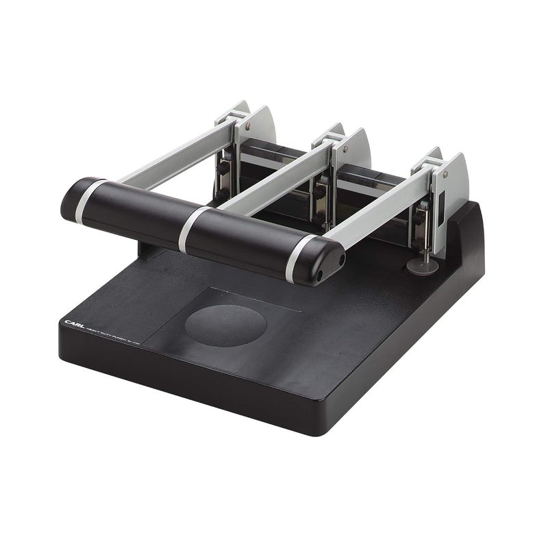CARL , XHC-150N, Heavy Duty 3-Hole Punch – 150 Sheet Capacity, Precision Alignment, Ergonomic Handle, Jam-Free Steel Construction – Professional Paper Punch for Office, School, or Binder Use. - Image 1