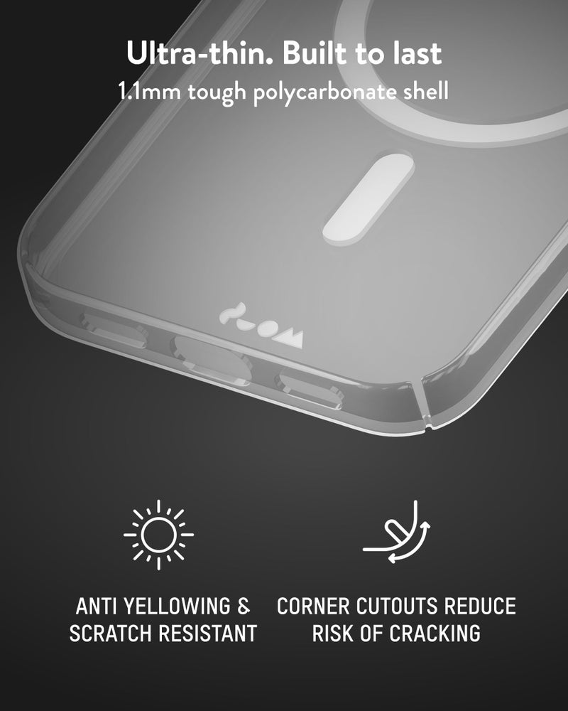 Mous غطاء شفاف لموبايل جوجل بيكسل 10 برو XL (2025) من موس، متوافق مع Qi2 MagSafe وPixelsnap - فائق النحافة - تصميم شفاف ونحيف - شفاف - Image 4
