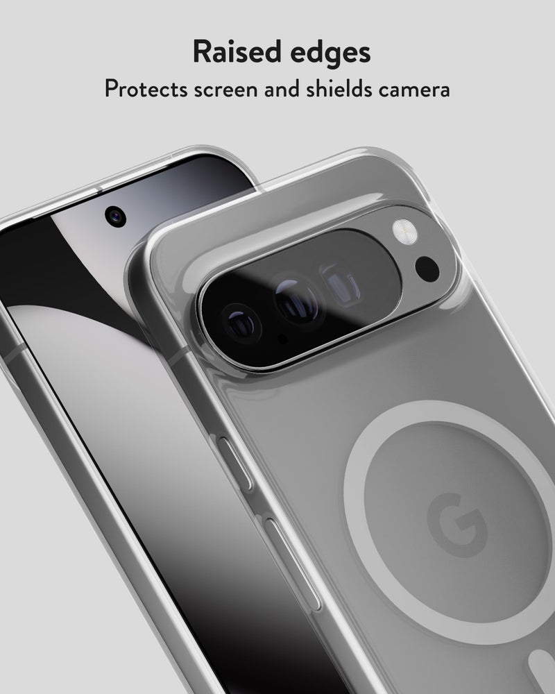 Mous غطاء شفاف لموبايل جوجل بيكسل 10 برو XL (2025) من موس، متوافق مع Qi2 MagSafe وPixelsnap - فائق النحافة - تصميم شفاف ونحيف - شفاف - Image 5