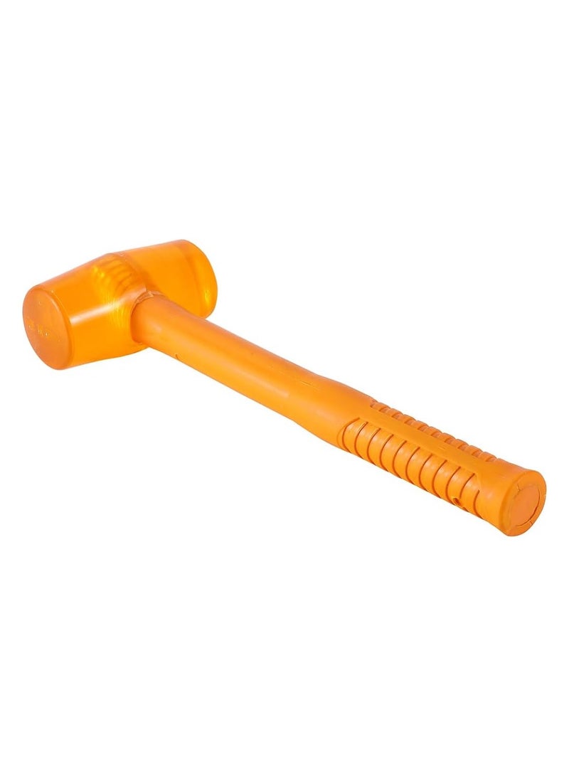 DubaiGallery Rubber Mallet Hammer with Rubber Round Head and Non-Slip Comfortable Grip Handle Soft Face Hammer for Tiles and Other Work  - Image 3