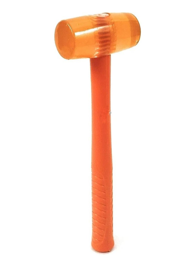 DubaiGallery Rubber Mallet Hammer with Rubber Round Head and Non-Slip Comfortable Grip Handle Soft Face Hammer for Tiles and Other Work  - Image 4
