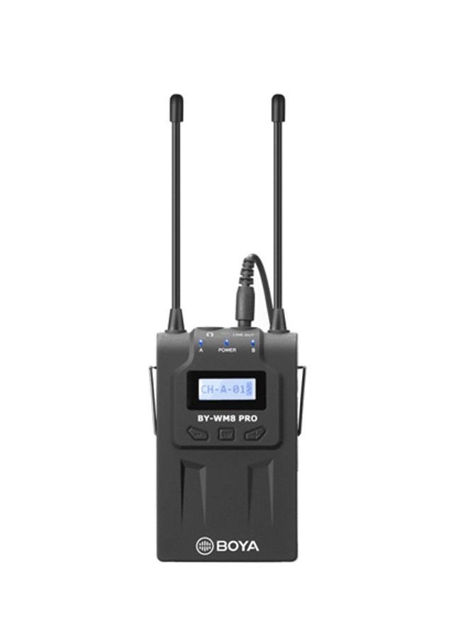 BOYA BOYA BY-WM8 Pro-Kit 1 UHF Dual-Channel Wireless Lavalier System (556 to 595 MHz) with 2 years warranty - official distributor  - Image 2