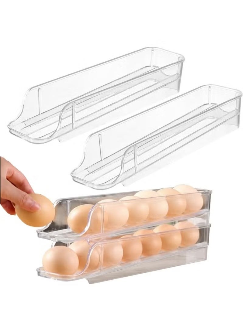Acrylic egg holder saves space in the refrigerator and makes it more organized - Image 3