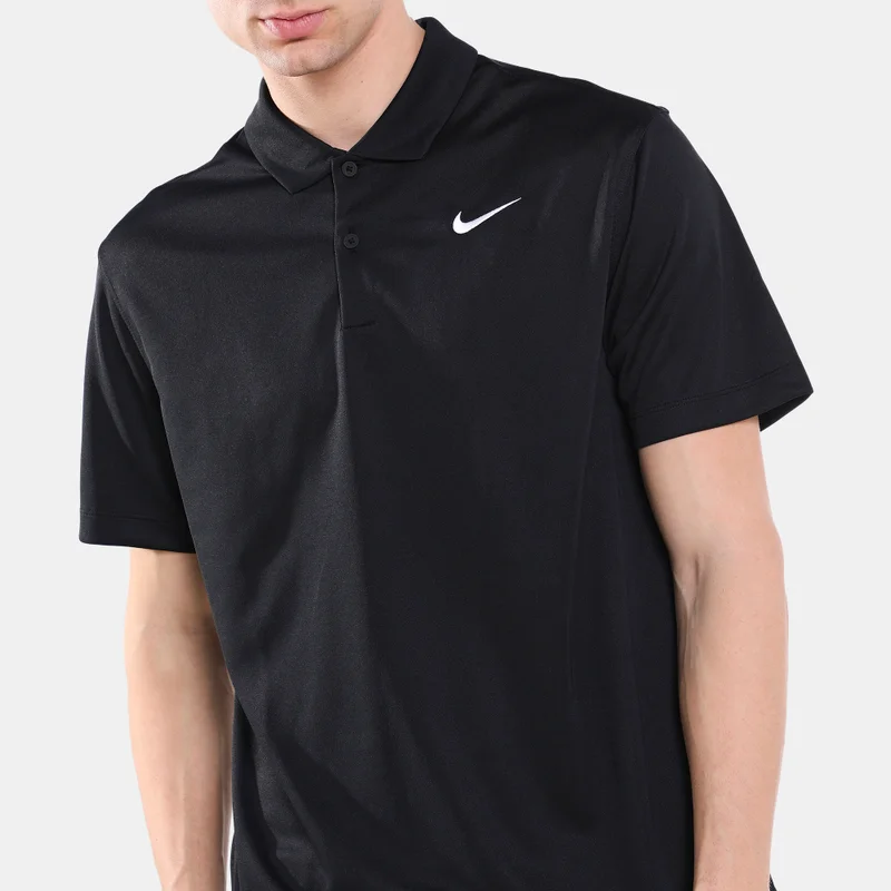 Nike Black Men's Court Dri-FIT Tennis Polo Shirt for Men | Best Price UAE