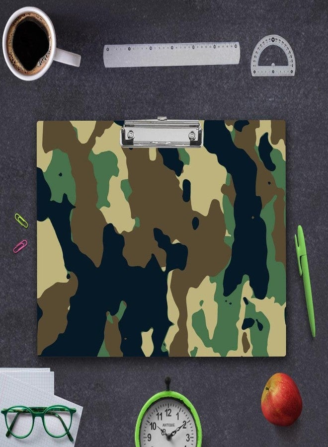 Vprint Quality "Army Camo Exam Clipboard for Students" (Army Camouflage) Wooden Clipboard Writing Pad | Exam Board for Kids Students Size 11X17 Inches - Image 3
