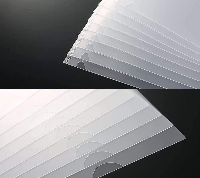 CAMPIO Pack of 100 L-Type Transparent A4 Size Document Sleeve Project Document Holder Plastic Folder for Document Paper Certificate - 100 Pieces for Multipurpose Use - Image 3