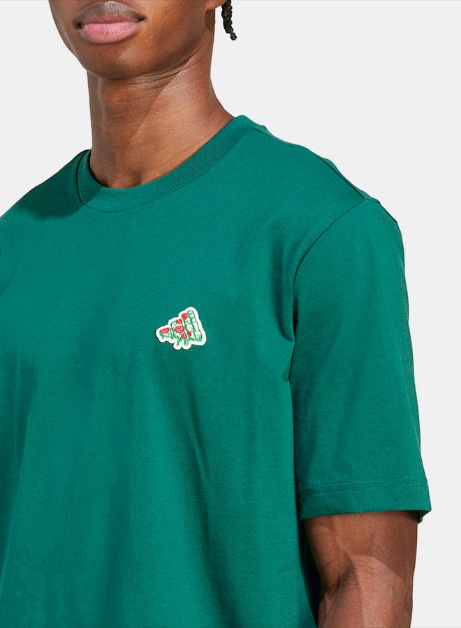 Adidas Mini Pizza Graphic T-Shirt - Image 4