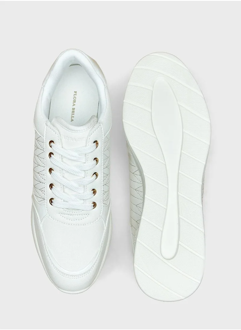 شو اكسبرس Lace Up Low Top Sneakers