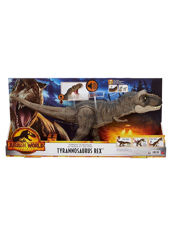 JURASSIC WORLD - Dominion Thrash ‘N Devour Tyrannosaurus Rex with Sound And Motion - Image 1