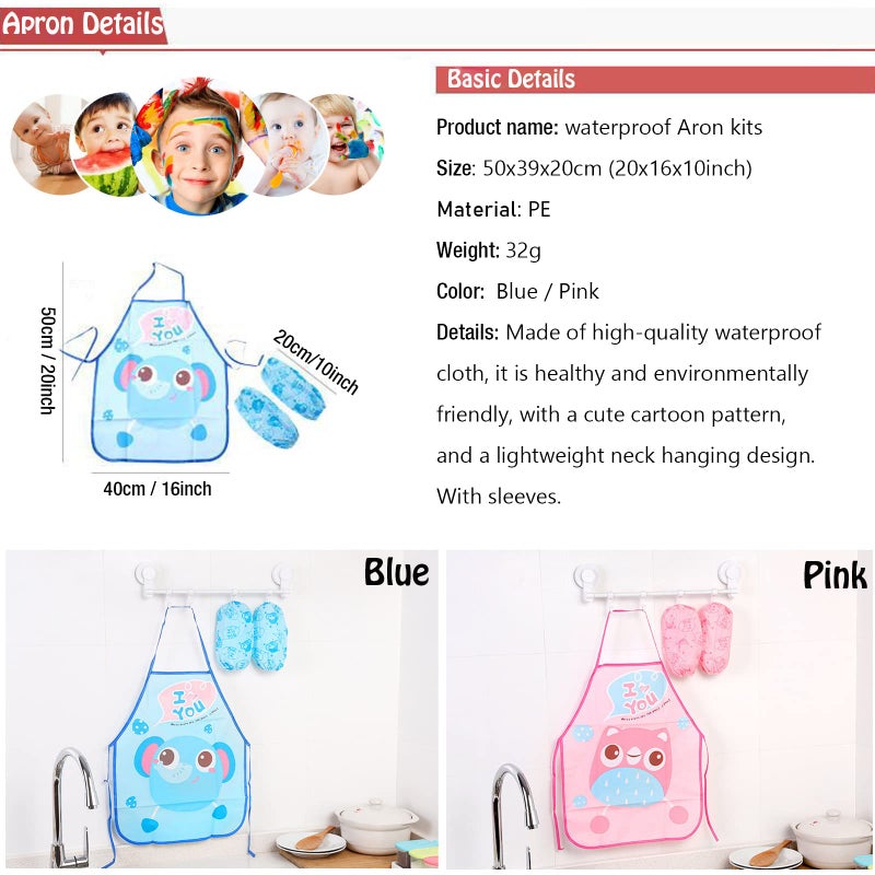Lymoc Silicone Painting Mat,Painting Stations Kit [1x Apron,1 Pair Oversleeve,20 Pieces Brushes] Craft Silicone Mats 21"X17" with Detachable Cup for Kids Gift,Paint, Clay, DIY Projects - Image 4