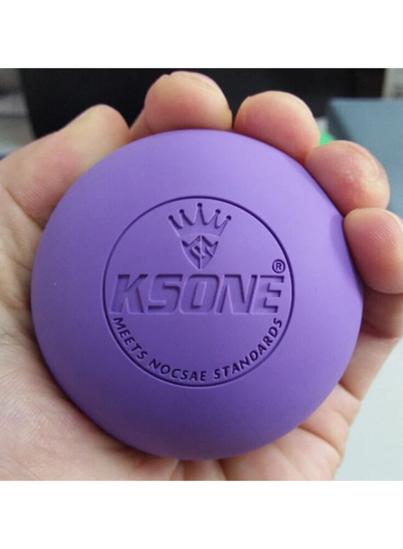 Massage Balls/Lacrosse Massage Balls/Suitable for Myofascial Release/Full Body Relax Trigger Point/Manual Massage Balls (Blue+Purple) 2pack - Image 4