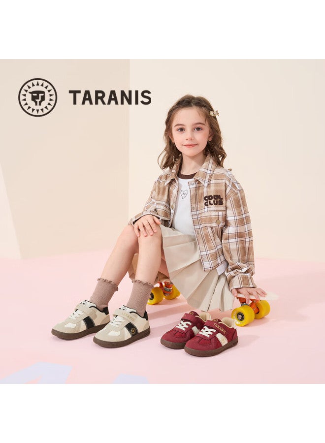 Taranis Autumn New Children's Casual Sneakers For Boys And Girls, Soft Sole, Non-slip, Wear-resistant, White/gray/black, Size 31 - Image 2