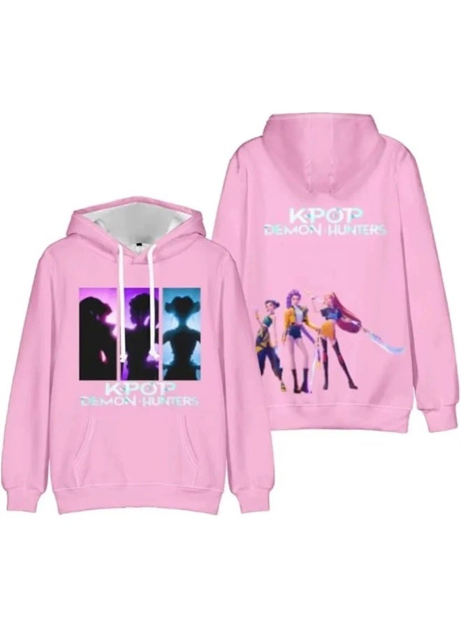 general KPop Demon Hunters3D digital printing Hooded sweater gift for family and friends - Image 1