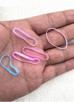 GoodBuy Girly colorful elastic hair rubber small ties 300 pieces  - Image 3