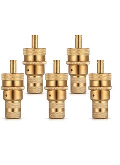 SYOSI 6-30 PSI Automatic Tire Deflator Kit, Air Down Tire Deflators Offroad Accessories for Jeep, Car, Truck, Motorcycle, and ATV Tires(5 Pack)  - Image 1