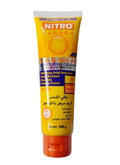 NITRO CANADA Face Sunblock Whitening Cream with Collagen Protect UV 60+ 100 g 